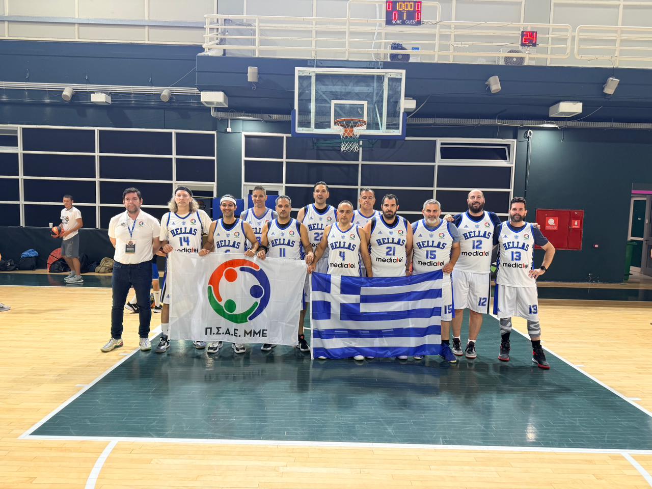 Ντεμπούτο για την ομάδα 40+ του Π.Σ.Α.Ε. ΜΜΕ στο Πανευρωπαϊκό Πρωτάθλημα Μπάσκετ Βετεράνων